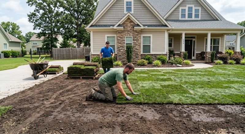 Centipede Sod Installation in Rockwall, TX